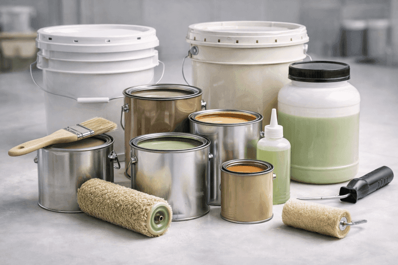 Paints and Coatings illustration